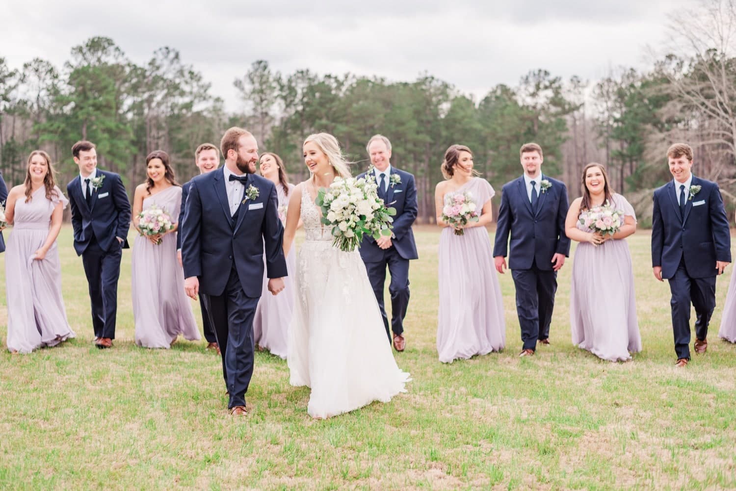 Becky and Calvin at their Auburn, Alabama wedding