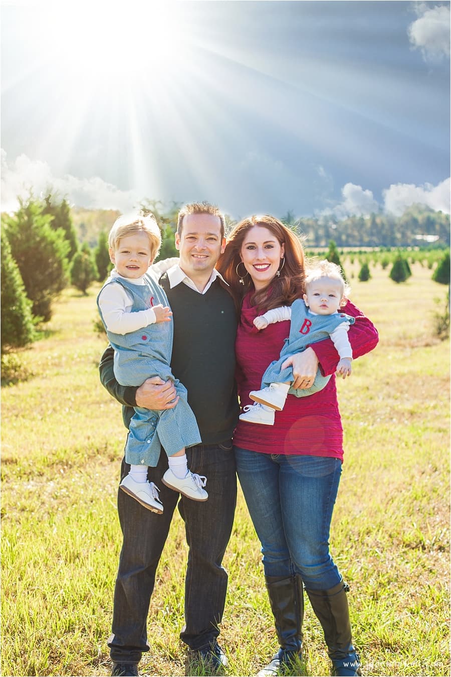 The Barrentine Family Mobile, Alabama Christmas Mini Session — Jennie Tewell Photography