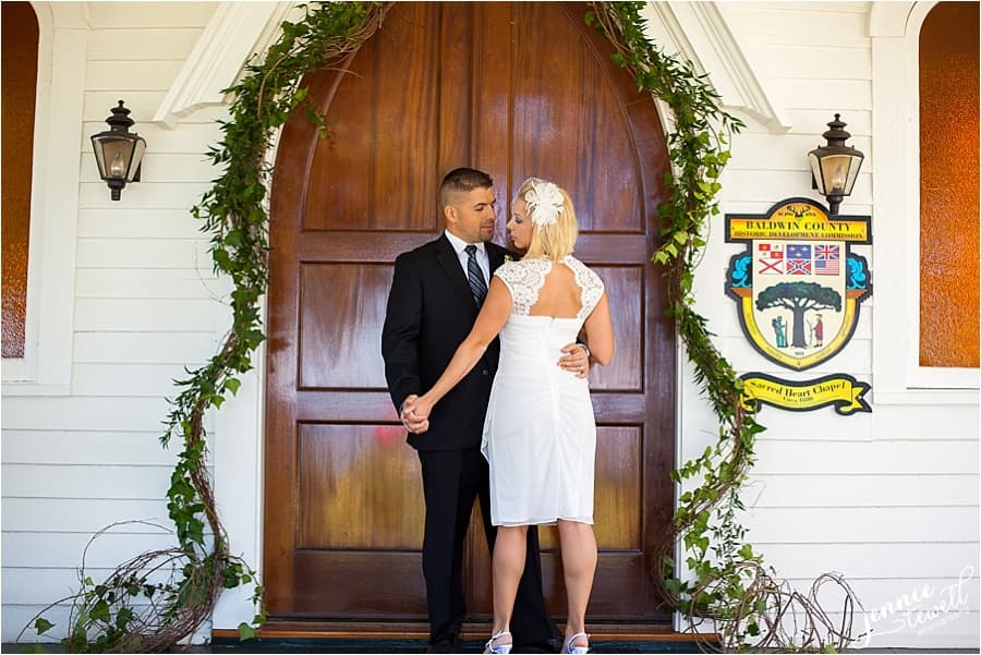 Heather & Matt Wedding at the Sacred Heart Chapel in Fairhope — Jennie Tewell Photography