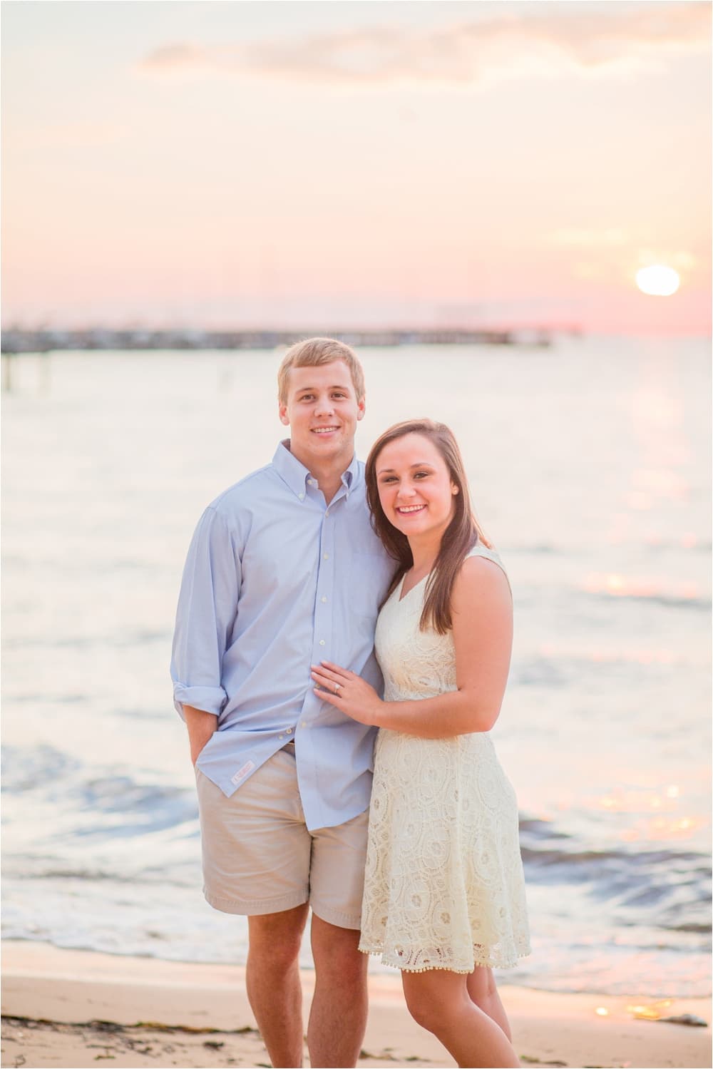 Ashley & Erik (Fairhope, Al Beach Engagement) — Jennie Tewell Photography
