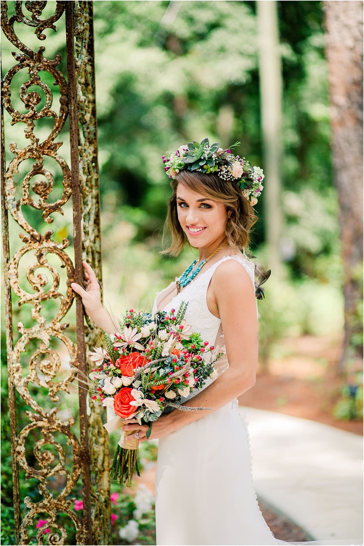 Boho Bride Shoot for Mobile Bay Bride Magazine — Jennie Tewell Photography