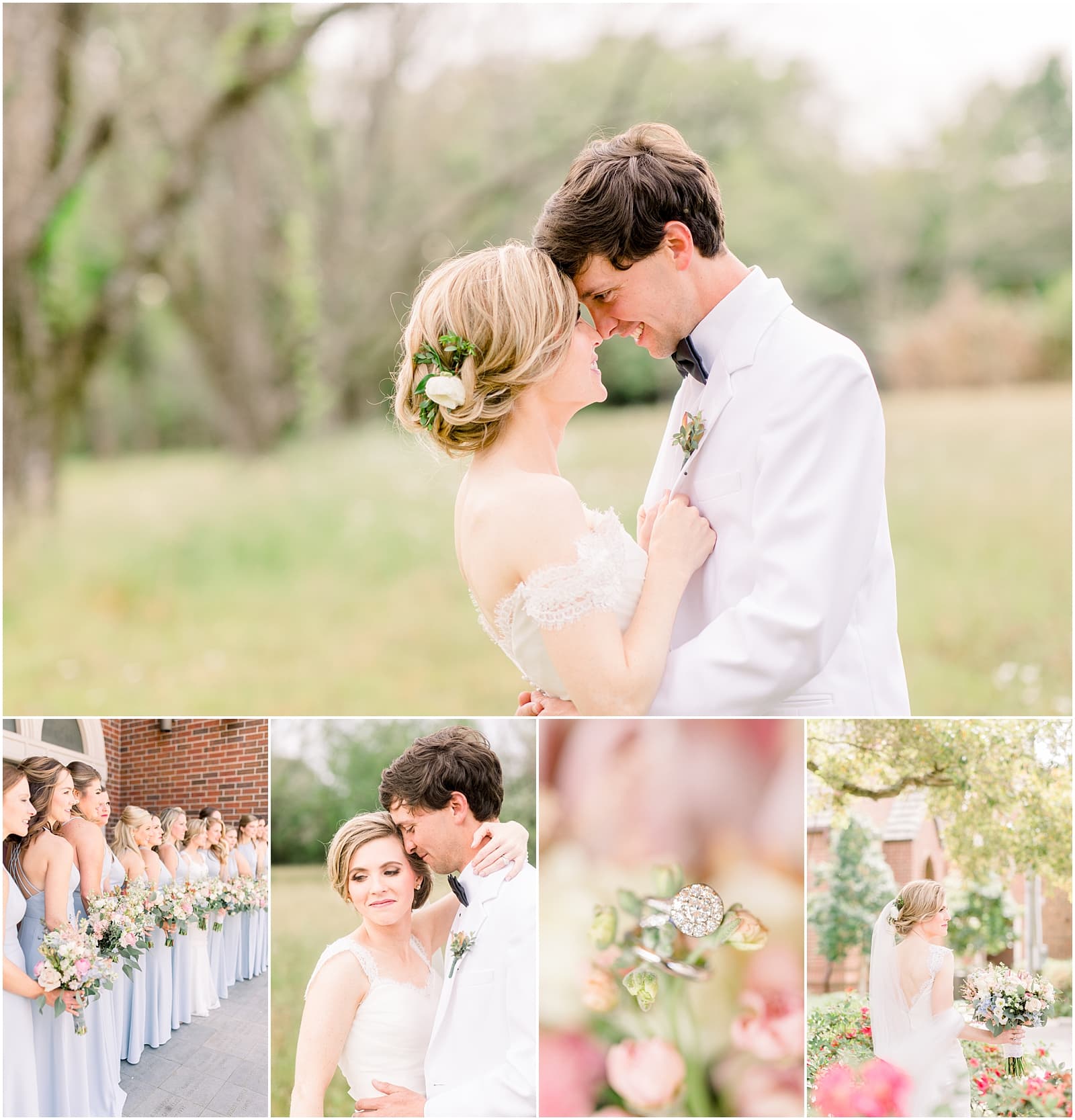 Christ the King Church Wedding in Daphne, Alabama — Jennie Tewell Photography
