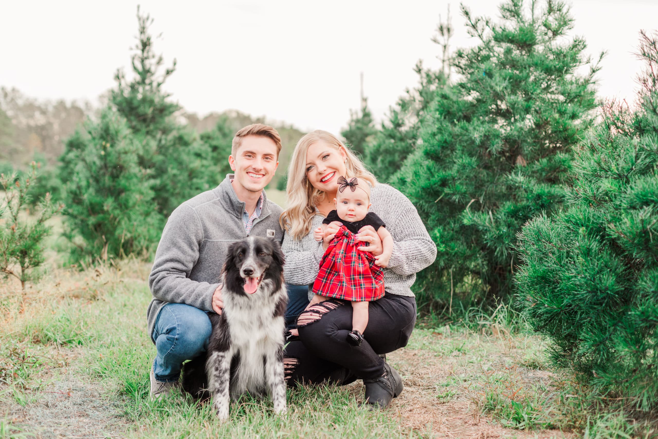 Christmas Tree Farm Family Session in Mobile, Alabama — Jennie Tewell Photography