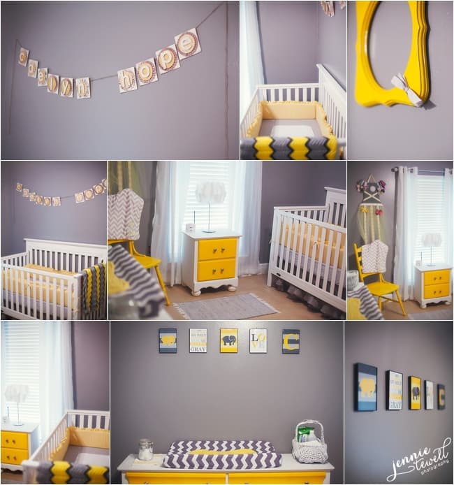 {Caelyn's Yellow & Gray Nursery}