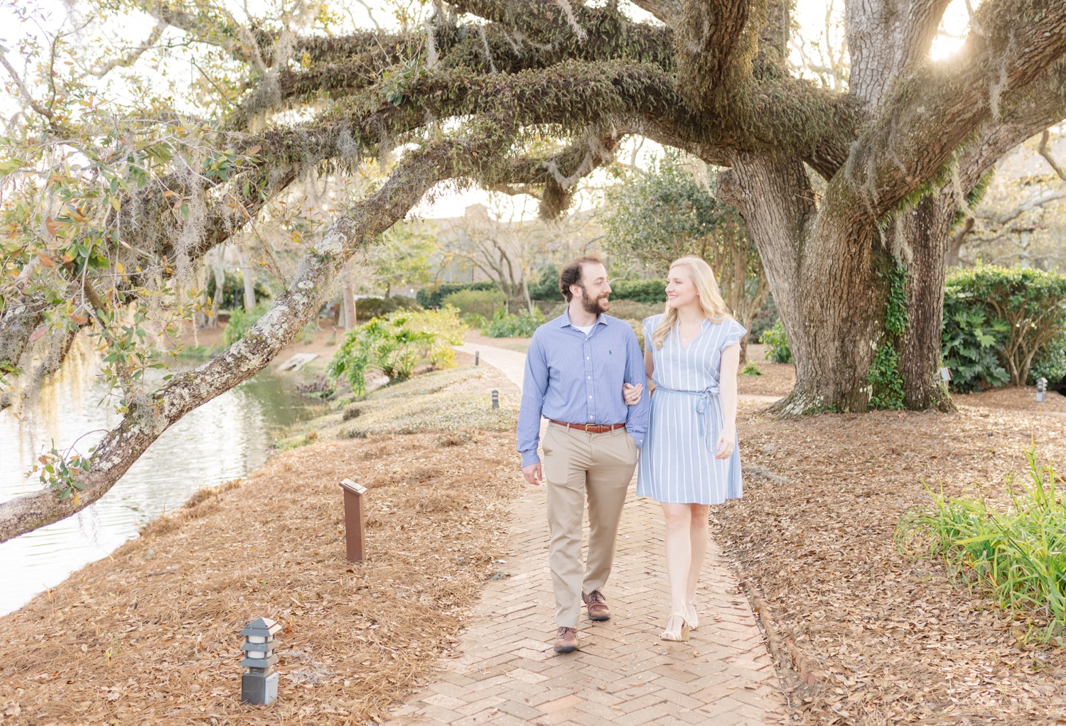 Engagement Session in Fairhope Alabama at the Grand Hotel;