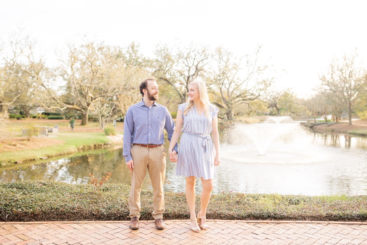 Engagement Session in Fairhope Alabama at the Grand Hotel;