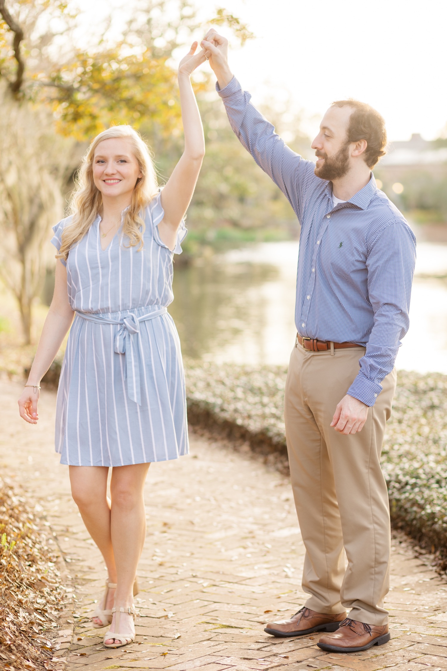 Engagement Session in Fairhope Alabama at the Grand Hotel;