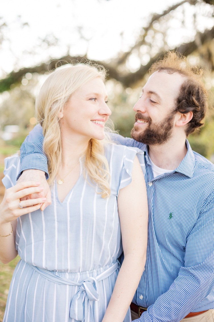 Engagement Session in Fairhope Alabama at the Grand Hotel;