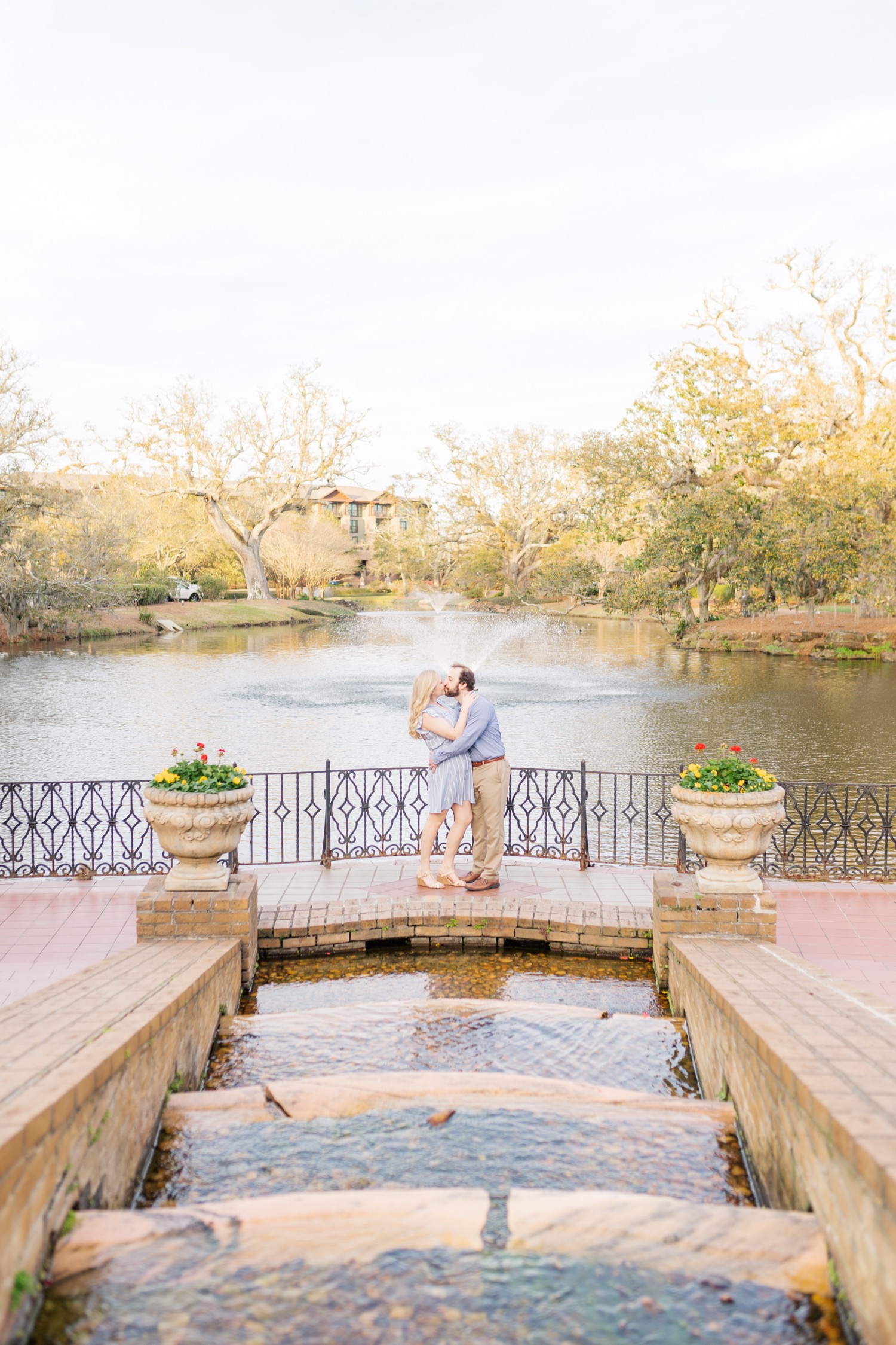 Engagement Session in Fairhope Alabama at the Grand Hotel;