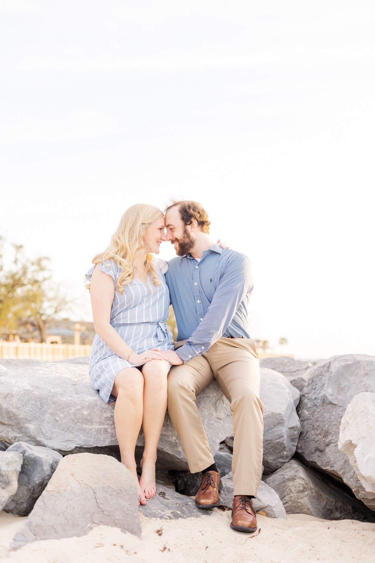 Engagement Session in Fairhope Alabama at the Grand Hotel;