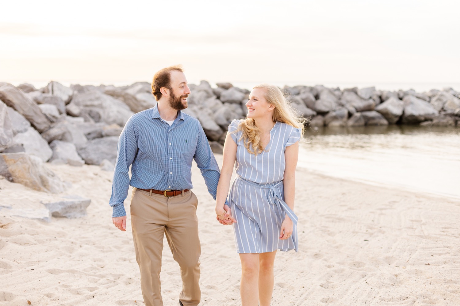 Engagement Session in Fairhope Alabama at the Grand Hotel;