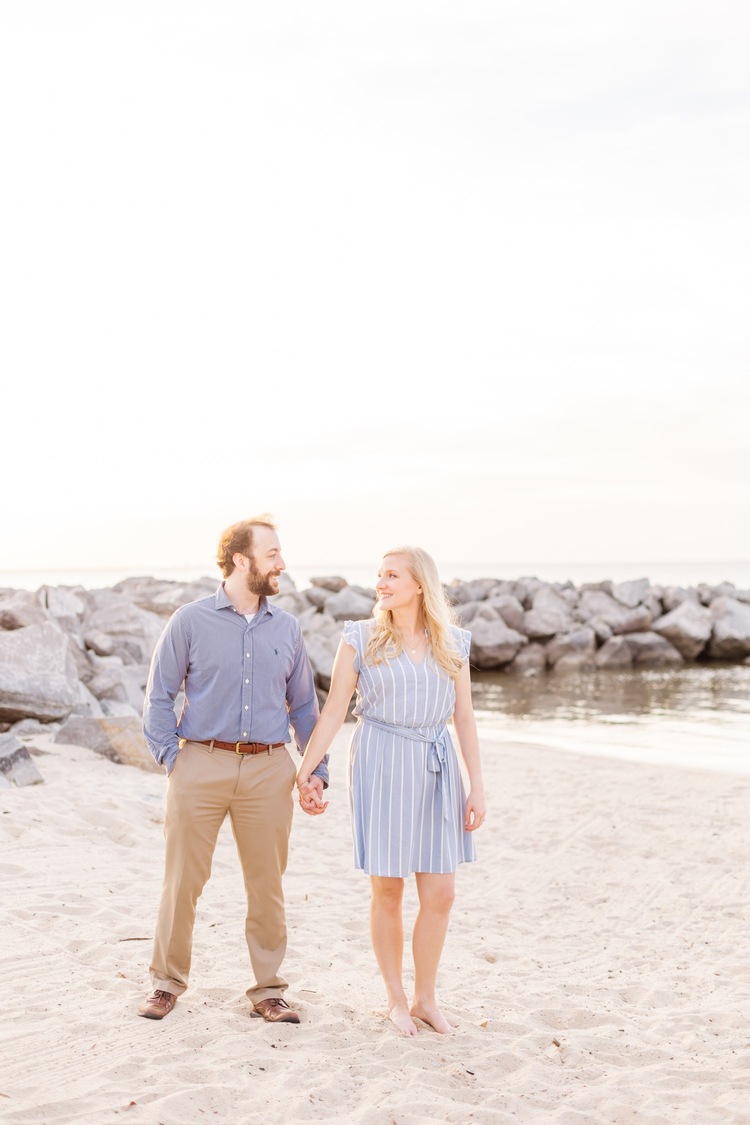 Engagement Session in Fairhope Alabama at the Grand Hotel;