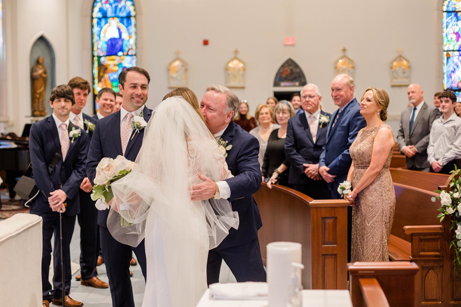 Grand-Hotel-Wedding-in-Fairhope-Alabama-Christ-the-King-Catholic-Church Grand Hotel Wedding in Fairhope Alabama Christ the King Catholic Church
