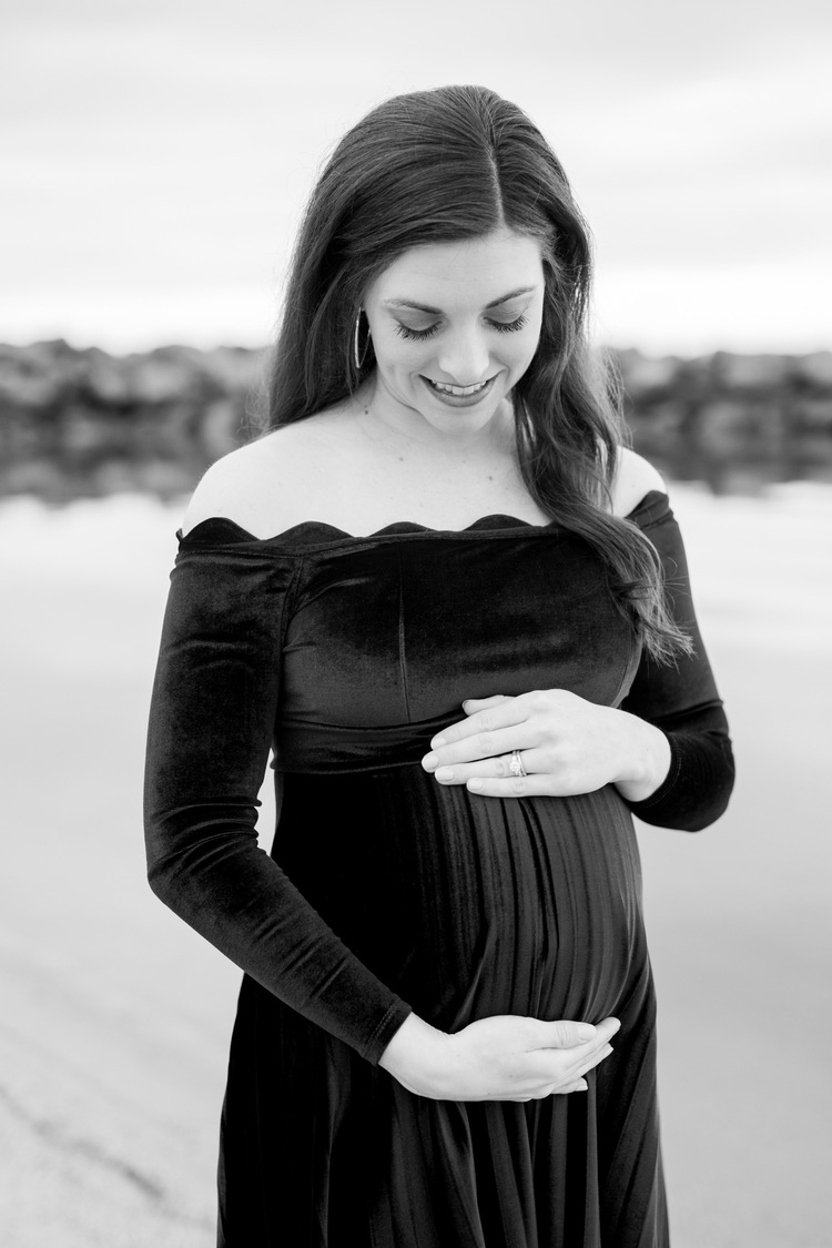 Grand Hotel  Point Clear Alabama Maternity Session   Burgundy Maternity Dress