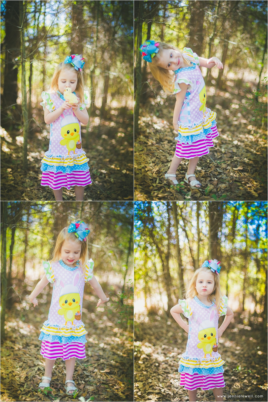 blue and yellow easter dress