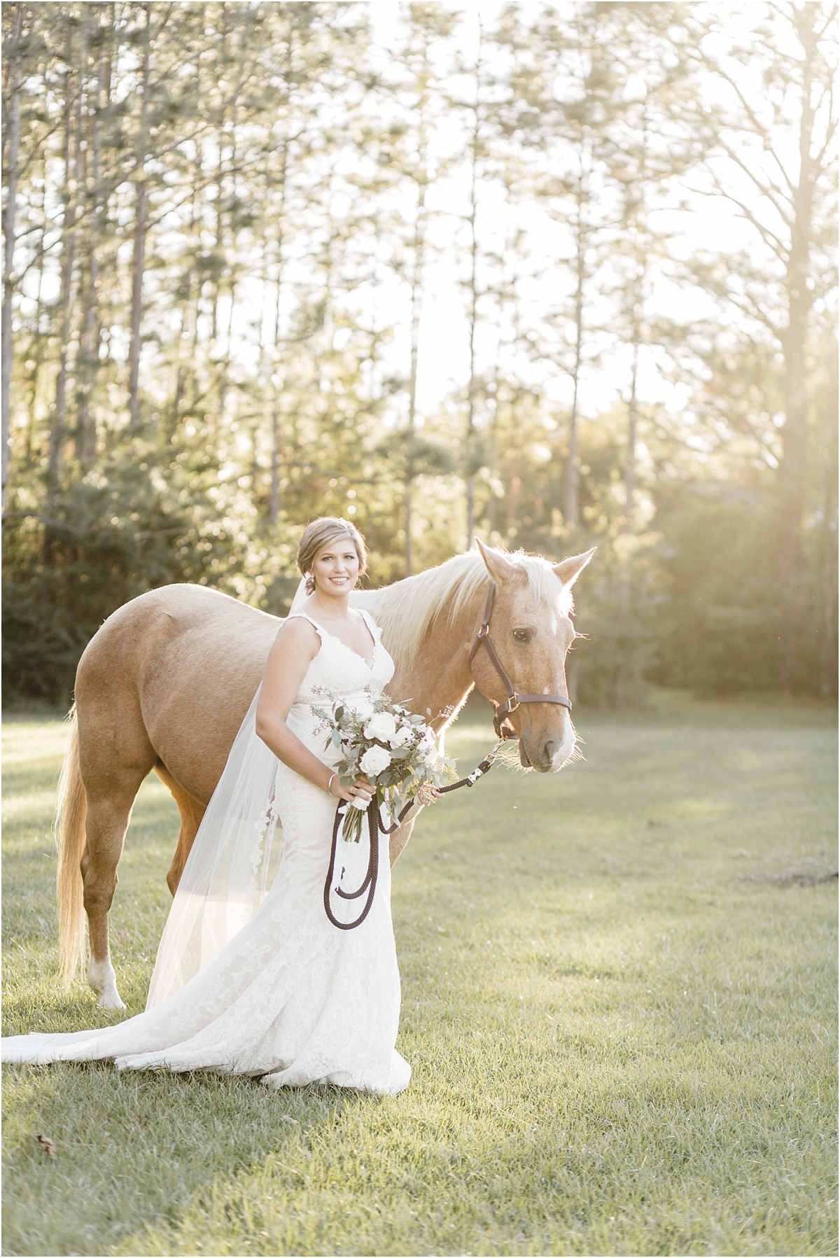 mobile alabama wedding photographer with horses 0012