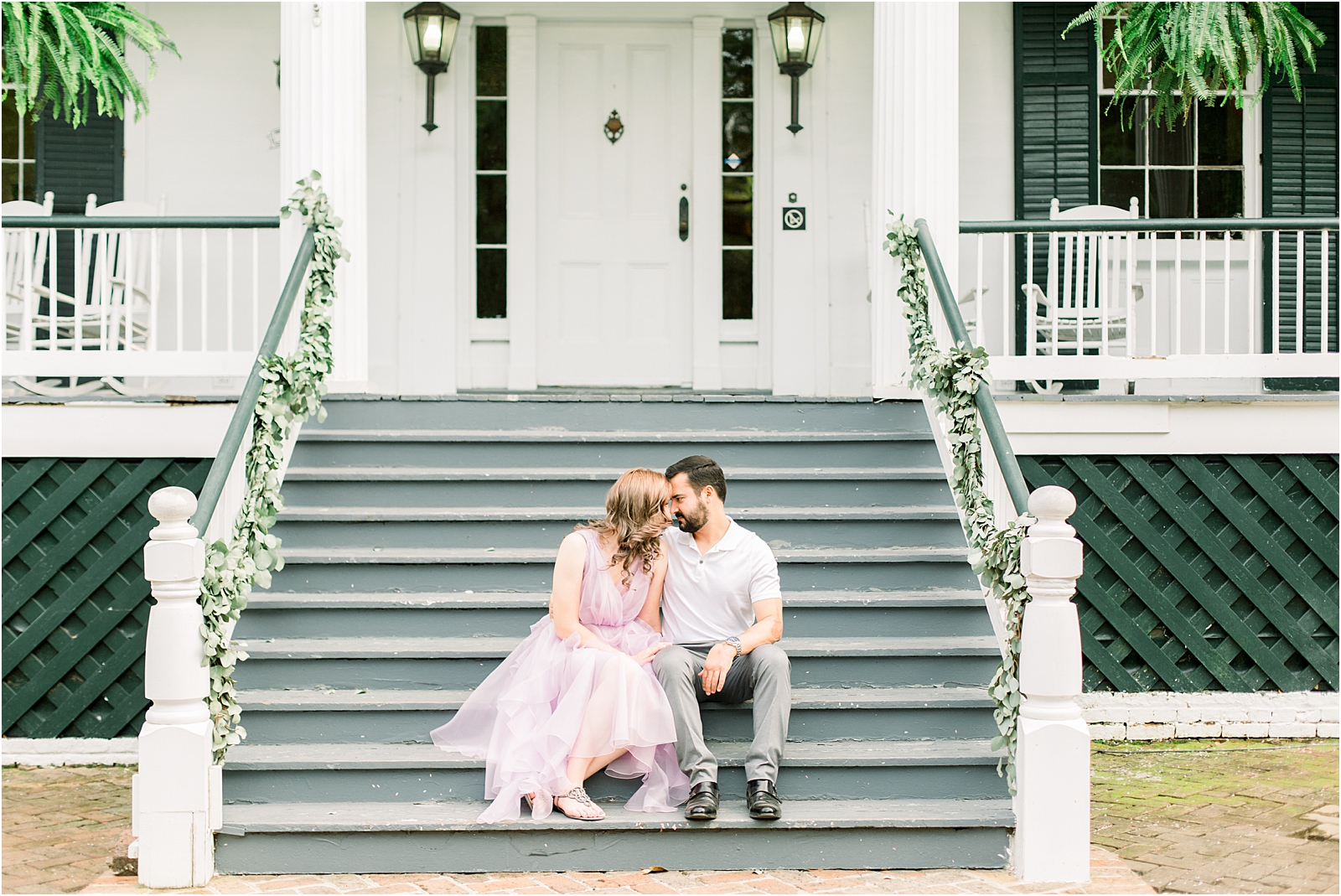 Mobile Alabama Photographer Engagement Session at Springhill College 0003