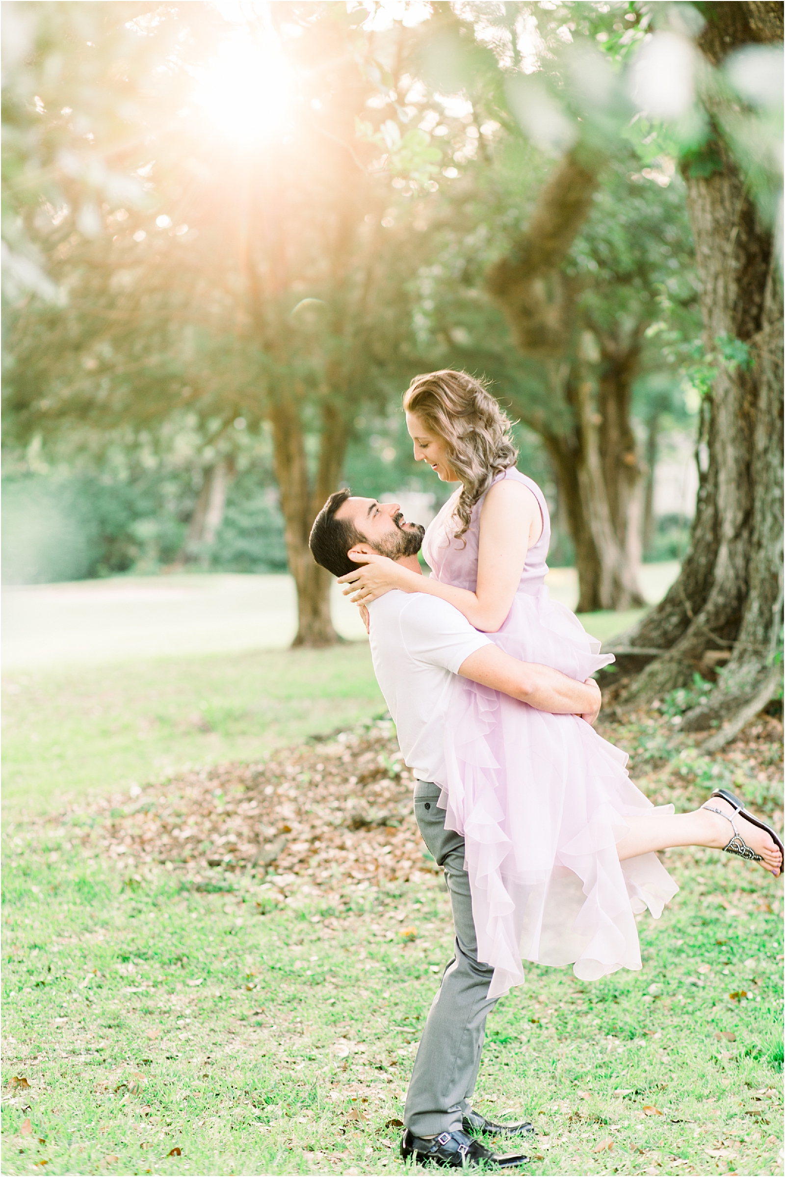 Mobile Alabama Photographer Engagement Session at Springhill College 0004