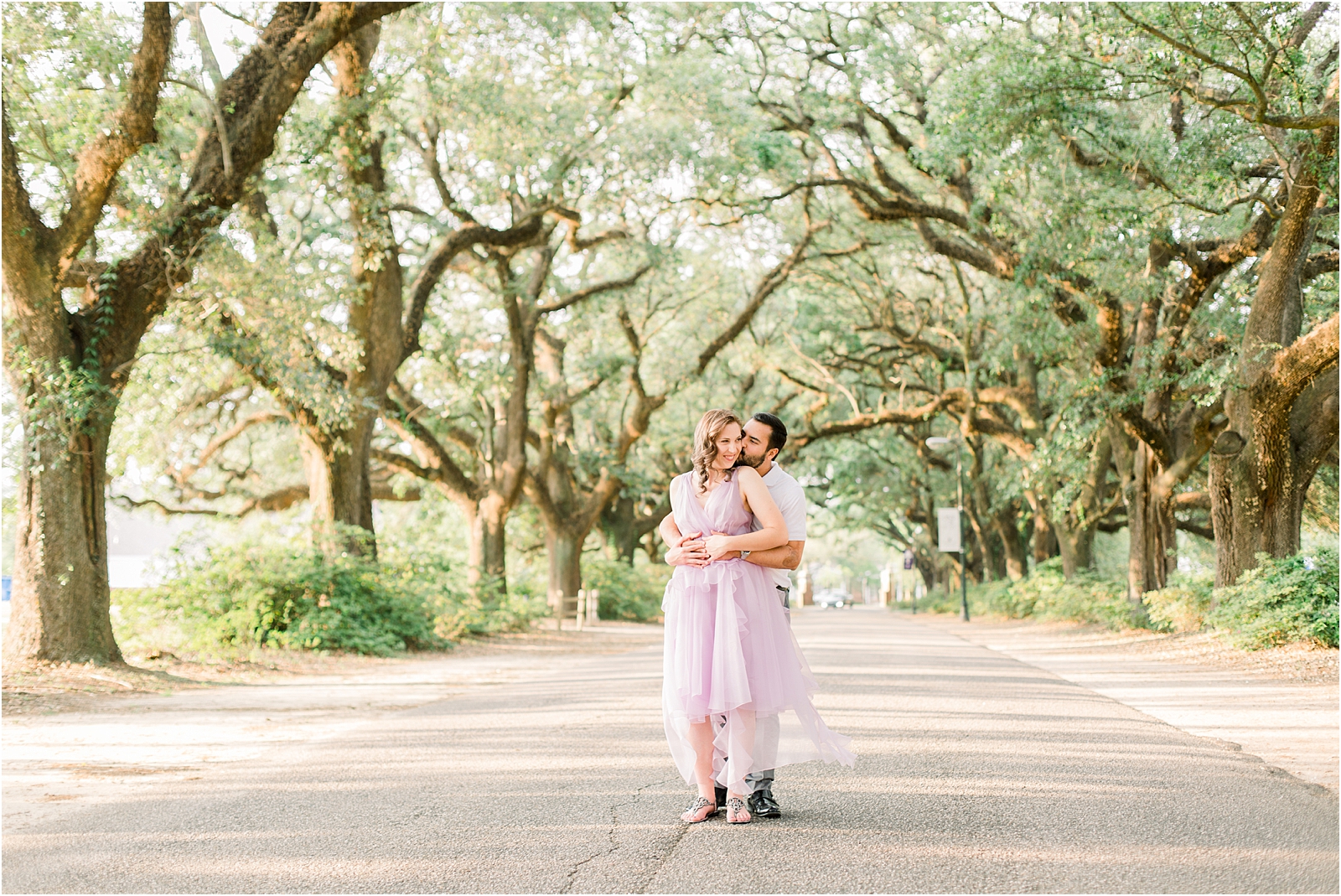 Mobile Alabama Photographer Engagement Session at Springhill College 0008