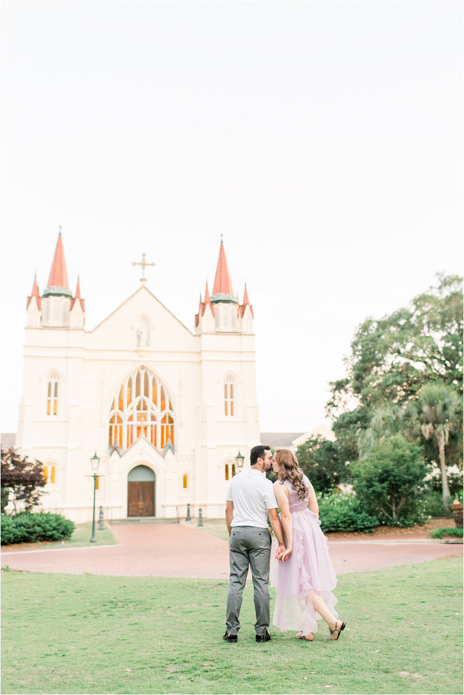 Mobile Alabama Photographer Engagement Session at Springhill College 0010
