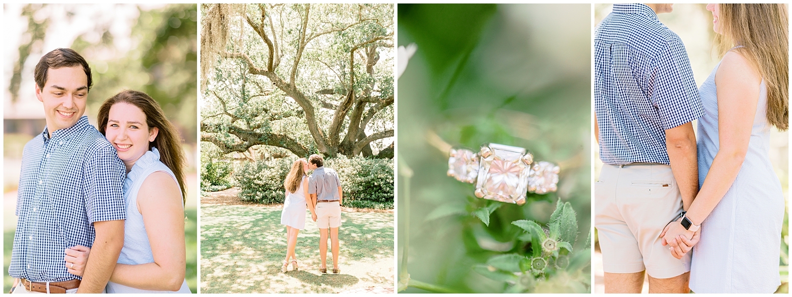 Engagement photos in Fairhope, Alabama at the Grand Hotel